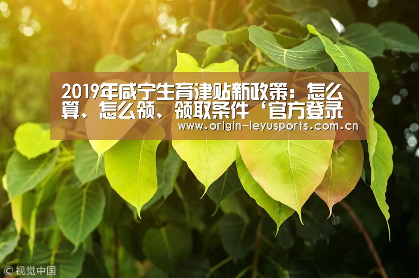 2019年咸宁生育津贴新政策:怎么算、怎么领、领取条件‘官方登录通道’(图2) leyu中国官网APP